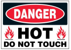 Hot Surface Warning